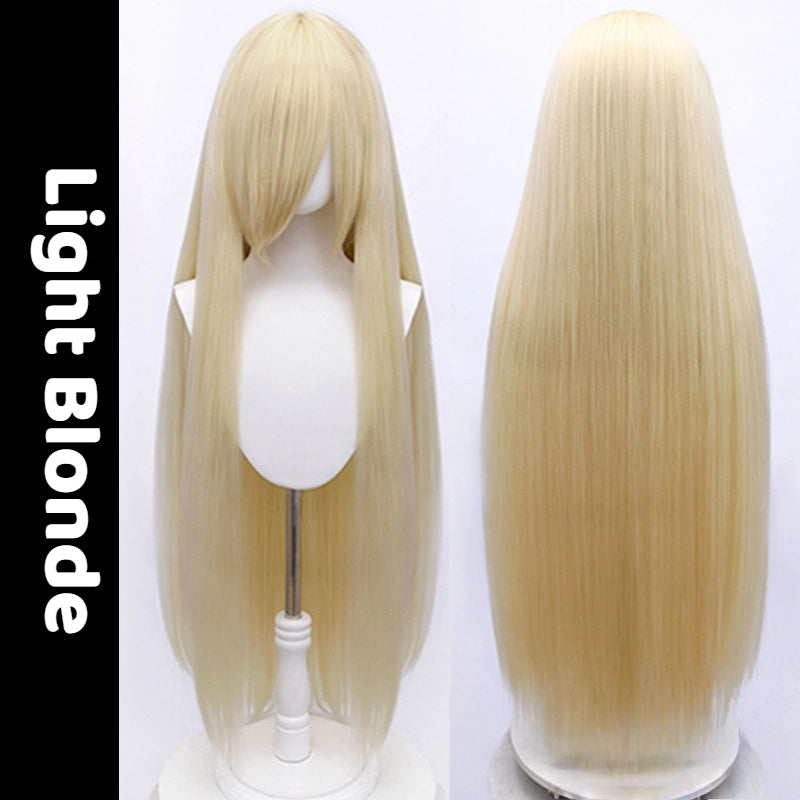 Universal Anime Cosplay Wig - 100cm Crimped & Fluffy Synthetic Hair for OC & Original Characters