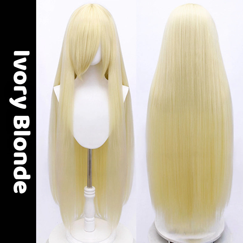 Universal Anime Cosplay Wig - 100cm Crimped & Fluffy Synthetic Hair for OC & Original Characters