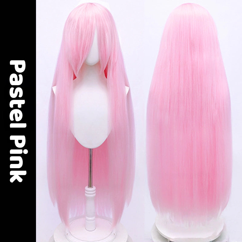Universal Anime Cosplay Wig - 100cm Crimped & Fluffy Synthetic Hair for OC & Original Characters