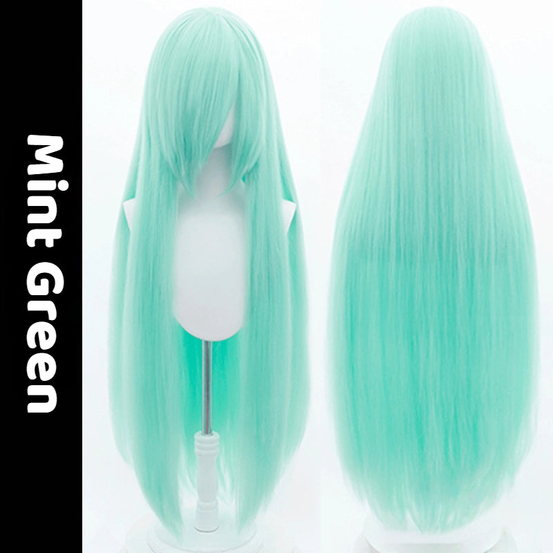 Universal Anime Cosplay Wig - 100cm Crimped & Fluffy Synthetic Hair for OC & Original Characters
