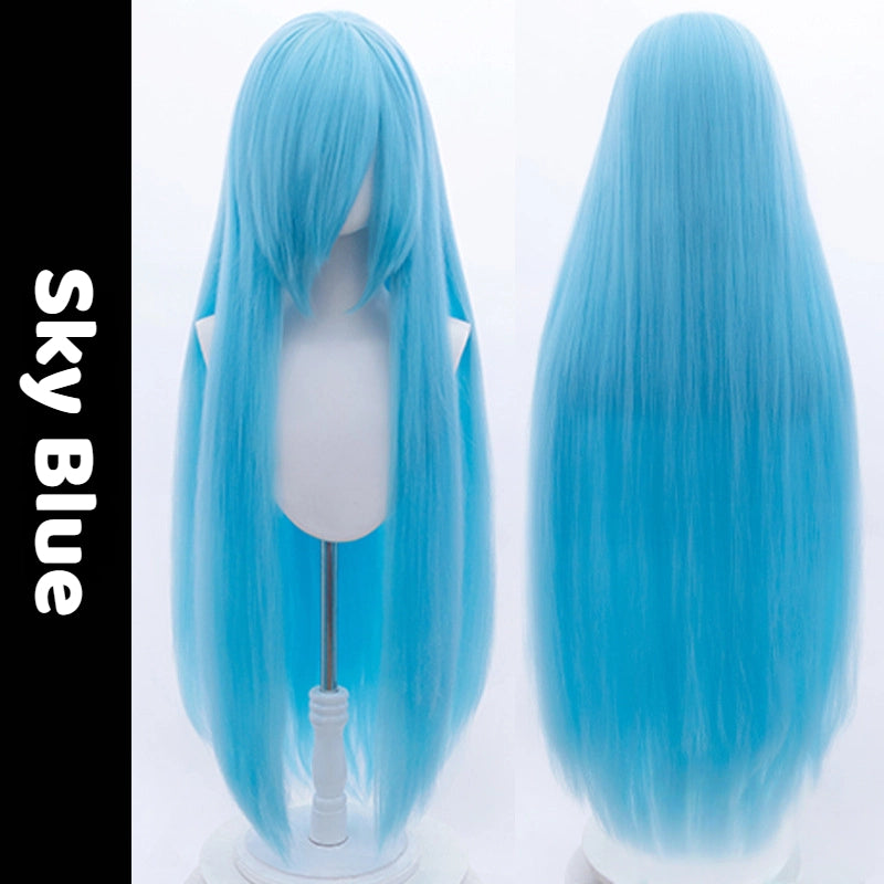Universal Anime Cosplay Wig - 100cm Crimped & Fluffy Synthetic Hair for OC & Original Characters