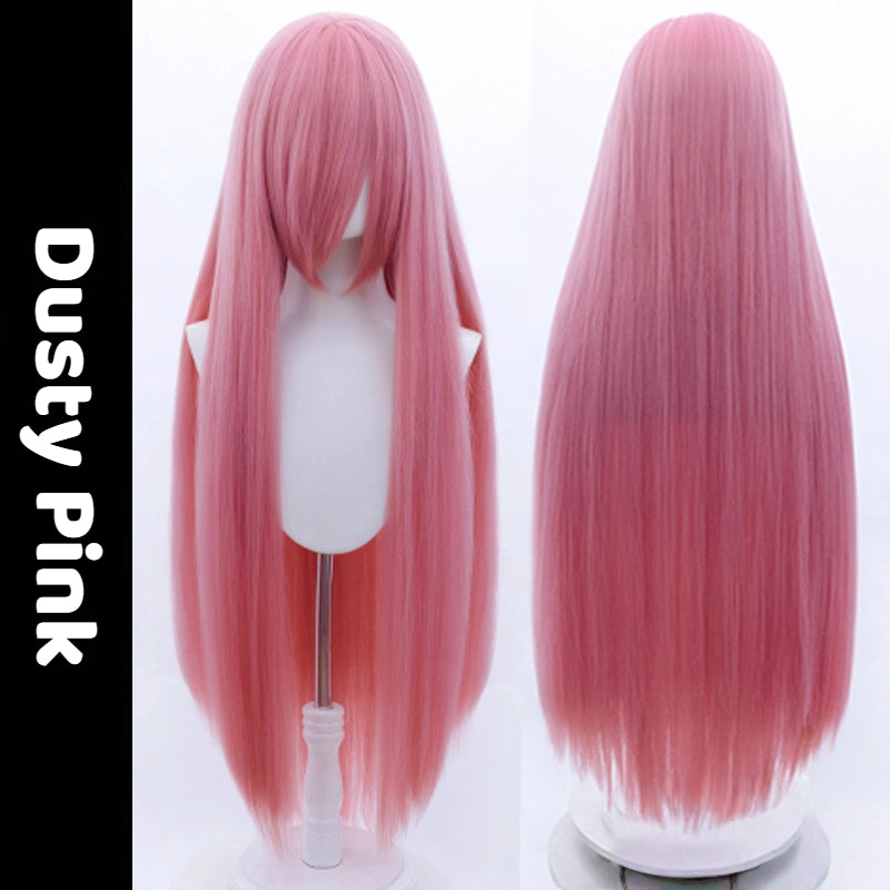 Universal Anime Cosplay Wig - 100cm Crimped & Fluffy Synthetic Hair for OC & Original Characters