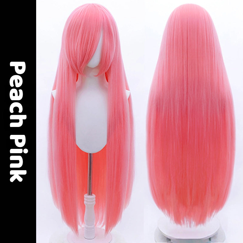 Universal Anime Cosplay Wig - 100cm Crimped & Fluffy Synthetic Hair for OC & Original Characters
