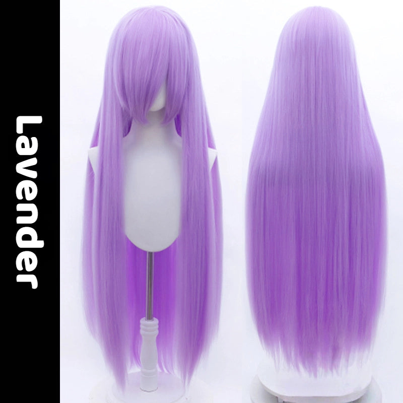 Universal Anime Cosplay Wig - 100cm Crimped & Fluffy Synthetic Hair for OC & Original Characters