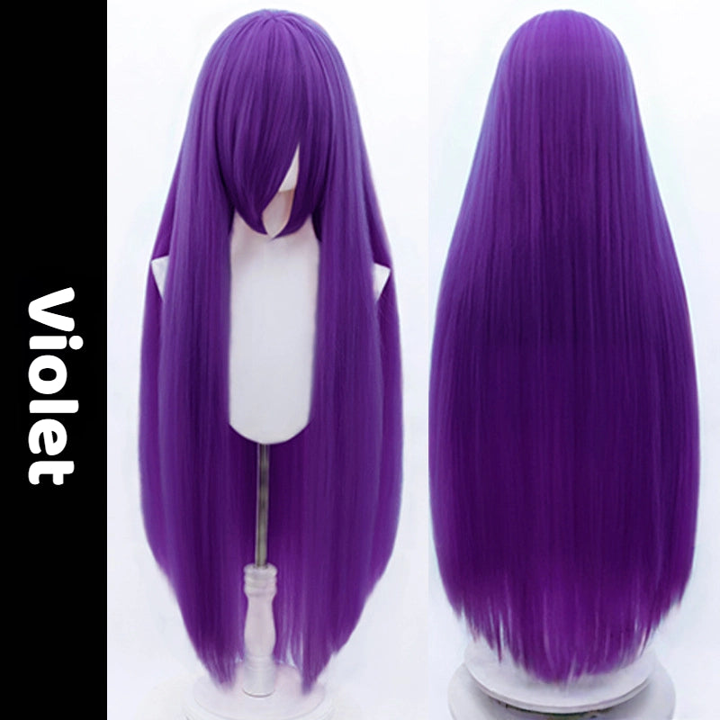 Universal Anime Cosplay Wig - 100cm Crimped & Fluffy Synthetic Hair for OC & Original Characters