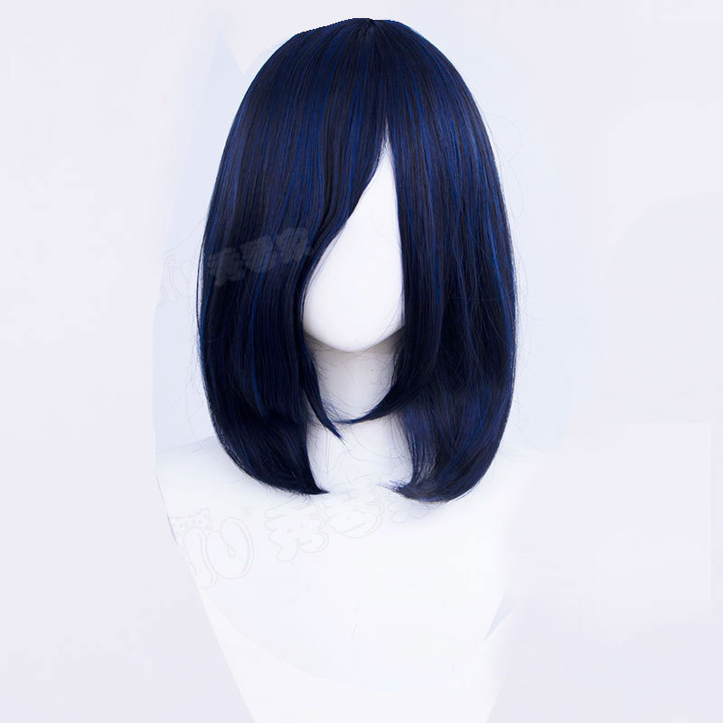 45cm Universal Short Cosplay Wig - Multi-Purpose Styling Base with Natural Fringe