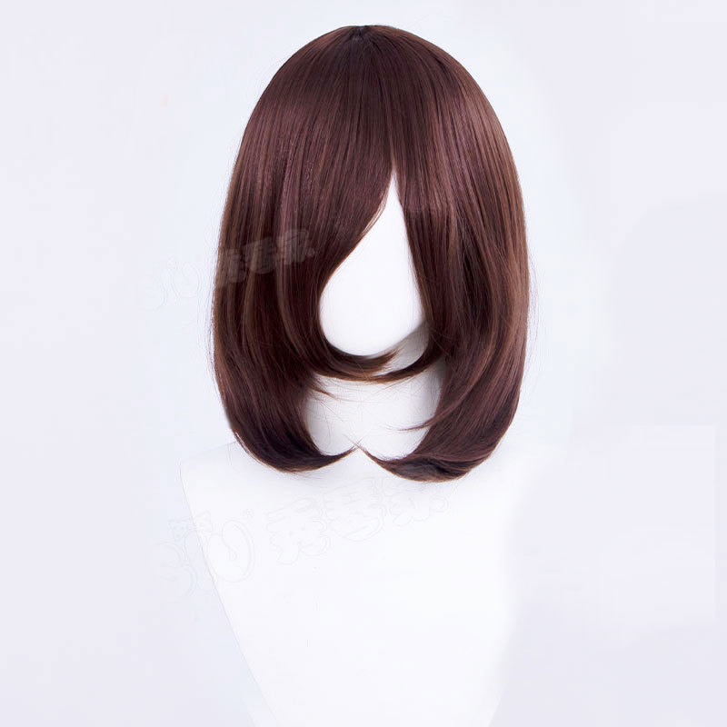 45cm Universal Short Cosplay Wig - Multi-Purpose Styling Base with Natural Fringe