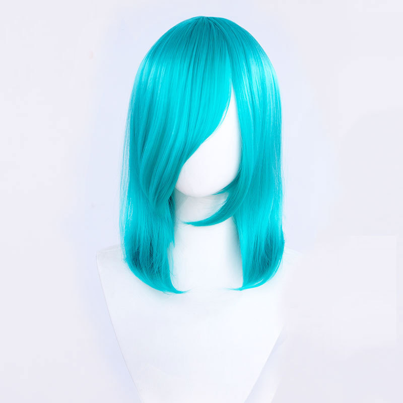 45cm Universal Short Cosplay Wig - Multi-Purpose Styling Base with Natural Fringe