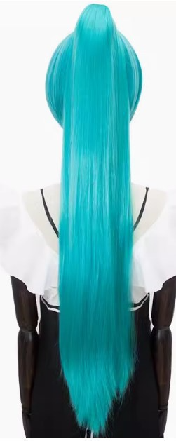80cm Claw Clip Ponytail Cosplay Wig - 30cm Base wig with Clip-in Extension for Ancient & Fantasy Styles