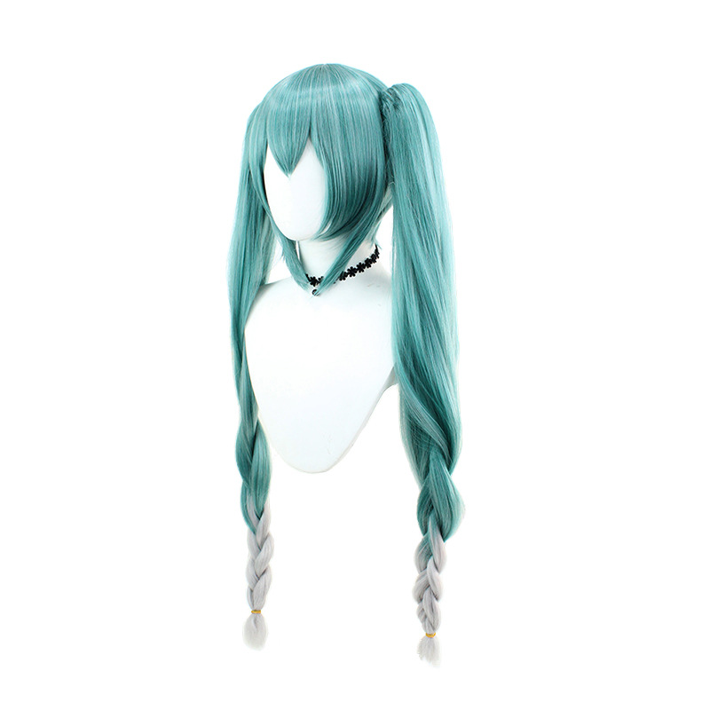 Snow Miku 2024 Cosplay Wig - Official "Snow Owl" Design with Long Twin Tails | Heat-Resistant Fiber