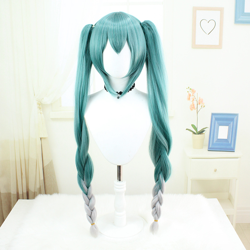 Snow Miku 2024 Cosplay Wig - Official "Snow Owl" Design with Long Twin Tails | Heat-Resistant Fiber