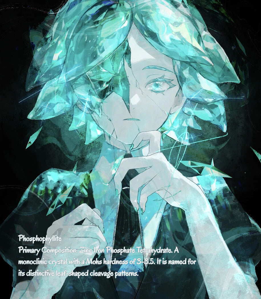 Land of the Lustrous Phosphophyllite Cosplay Eyelashes | Alloy Evolution Style (Natural & Voluminous)