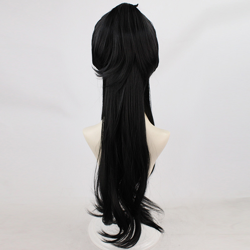 Daki Cosplay Wig | Upper Moon Six Dual Color | Silver Green Gradient or Black
