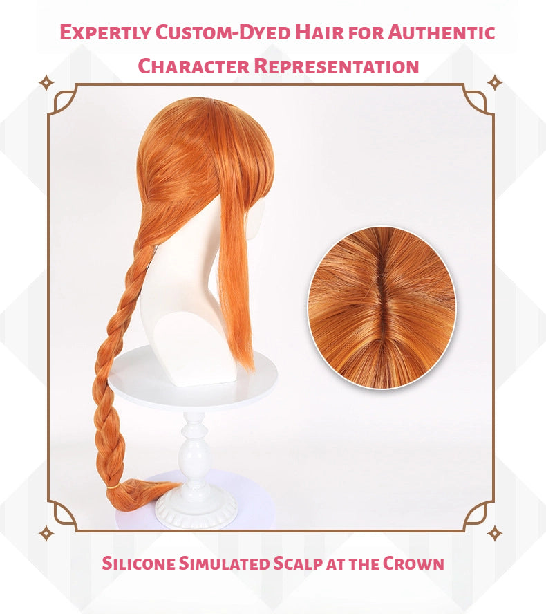 Flamme Cosplay Wig | Frieren's Teacher Long Silver Hair | Sousou no Frieren