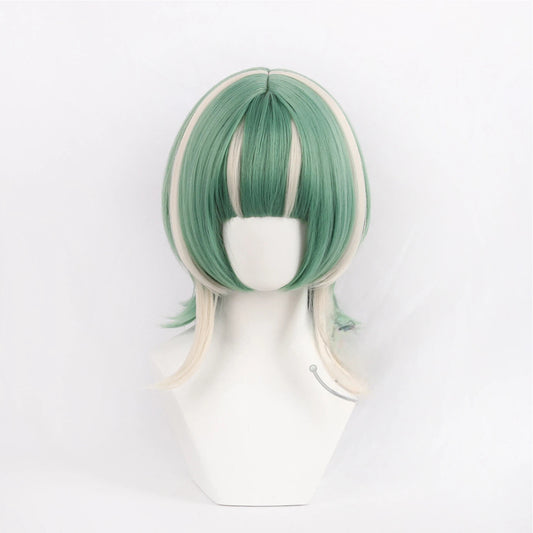 Gachiakuta Guita Hebby Fantasia Cosplay Wig - Dual-Tone Unstyled Hair Ready for Custom Trim