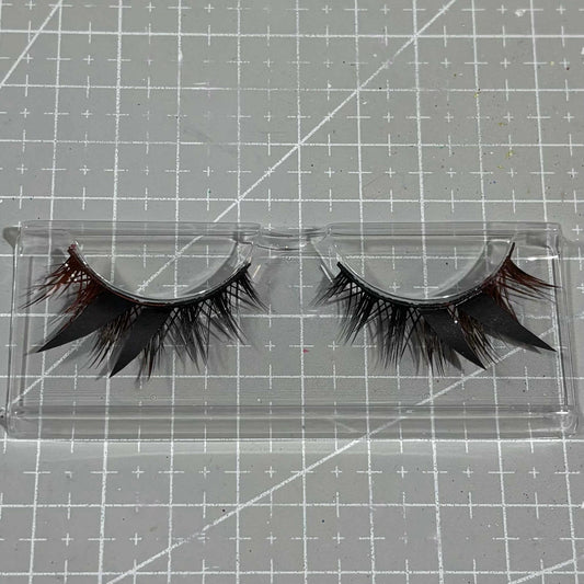 Genshin Impact Hu Tao 'Plum Blossom' Cosplay Eyelashes | Ghostly Plum Blossom Themed Lashes