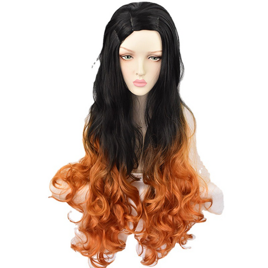 Nezuko Kamado Cosplay Wig | 90cm Long Wavy with Dual Gradient Options | Demon Slayer