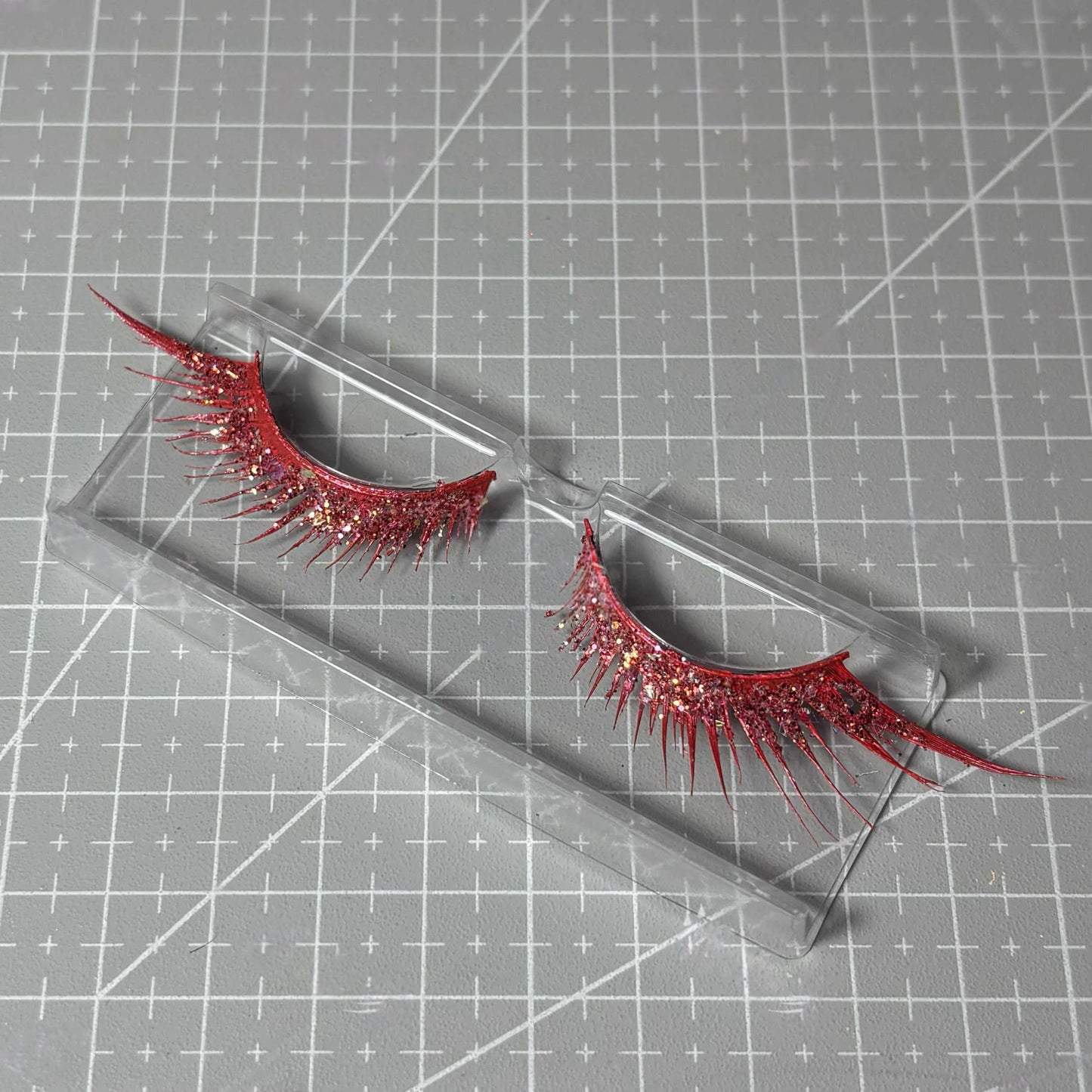 Padparadscha Cosplay Eyelashes | Orange Sapphire Gemstone Lashes (Land of the Lustrous)