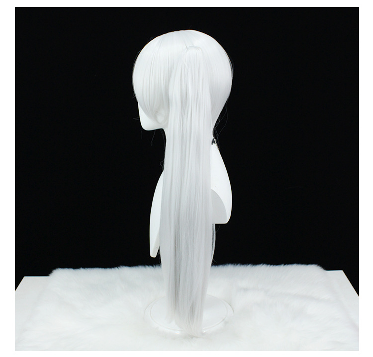 Frieren Twin Tails Cosplay Wig | From Sousou no Frieren | High Temperature Fiber with Rose Netting
