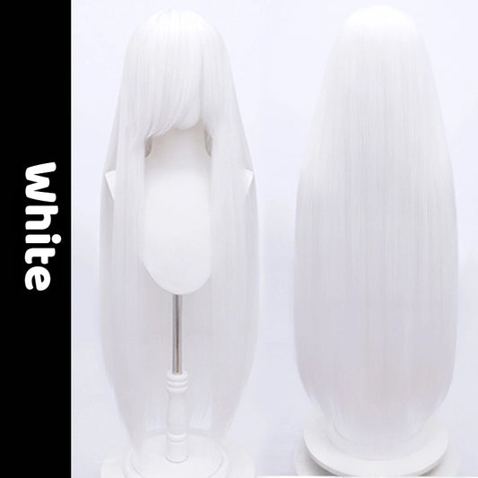 Universal Anime Cosplay Wig - 100cm Crimped & Fluffy Synthetic Hair for OC & Original Characters