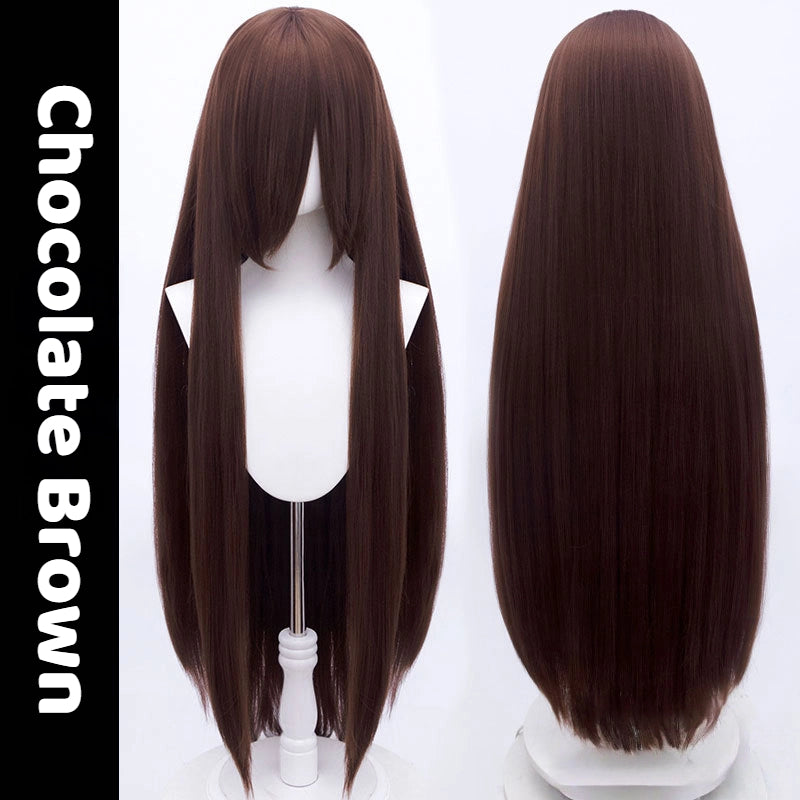Universal Anime Cosplay Wig - 100cm Crimped & Fluffy Synthetic Hair for OC & Original Characters