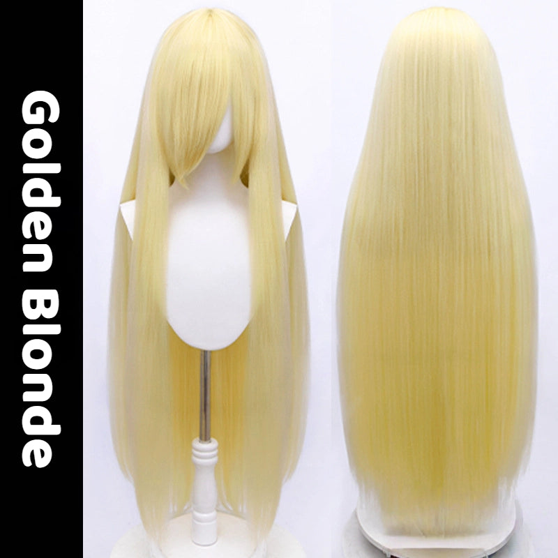 Universal Anime Cosplay Wig - 100cm Crimped & Fluffy Synthetic Hair for OC & Original Characters