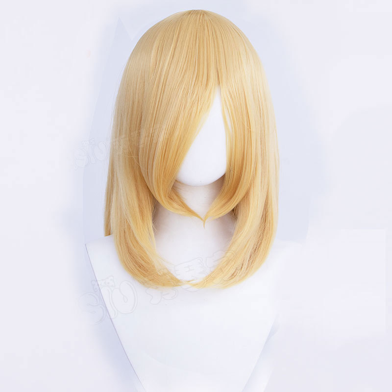 45cm Universal Short Cosplay Wig - Multi-Purpose Styling Base with Natural Fringe