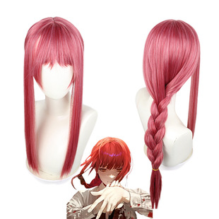 100cm Universal Cosplay Wig - Heat-Resistant Long Synthetic Hair with Pre-Cut Fringe