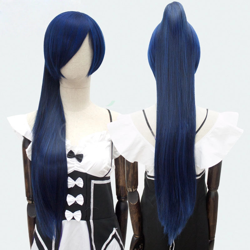 80cm Claw Clip Ponytail Cosplay Wig - 30cm Base wig with Clip-in Extension for Ancient & Fantasy Styles