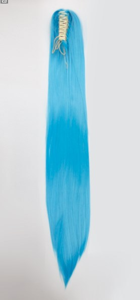 80cm Claw Clip Ponytail Cosplay Wig - 30cm Base wig with Clip-in Extension for Ancient & Fantasy Styles