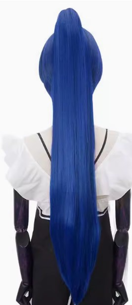 80cm Claw Clip Ponytail Cosplay Wig - 30cm Base wig with Clip-in Extension for Ancient & Fantasy Styles