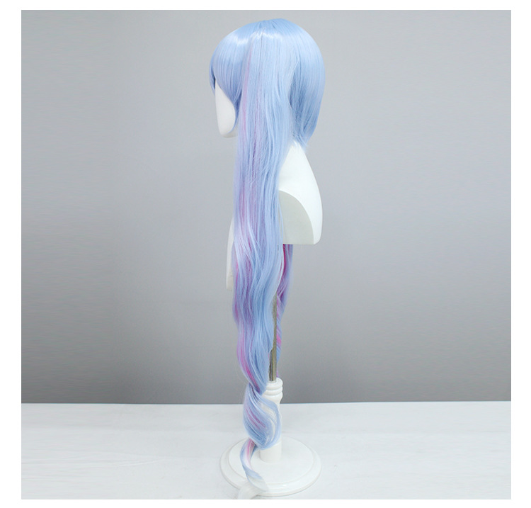 Snow Miku 2023 "Winter Beauty" Cosplay Wig - Blue to Pink Ombre Twin Tails