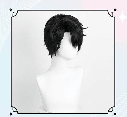 Jinu Cosplay Wig from KPop Demon Hunters - Short Styling Base for Customization