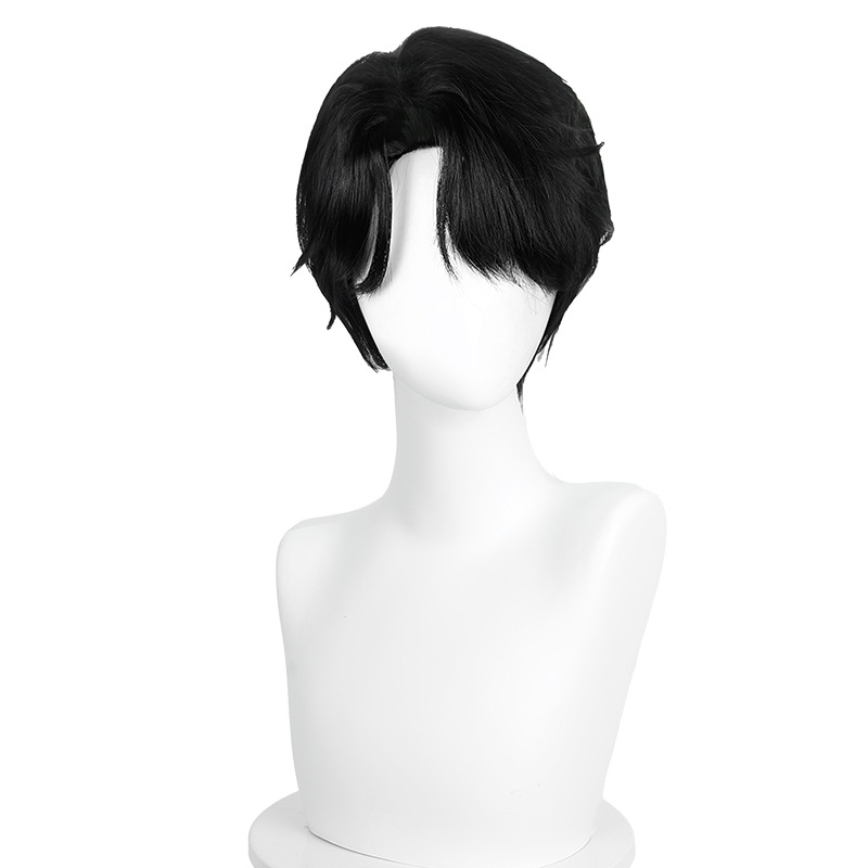 Jinu Cosplay Wig from KPop Demon Hunters - Short Styling Base for Customization