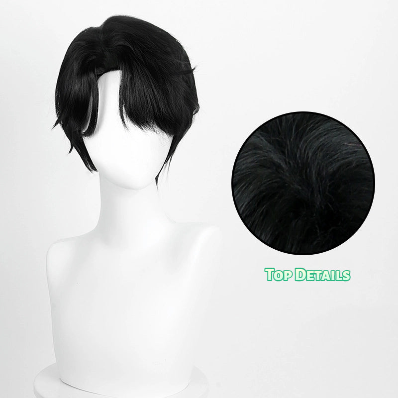 Jinu Cosplay Wig from KPop Demon Hunters - Short Styling Base for Customization