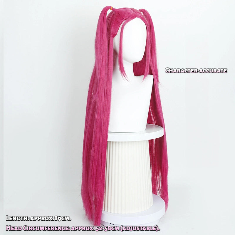 Mira Cosplay Wig from KPop Demon Hunters - Realistic Scalp & Long Customizable Base
