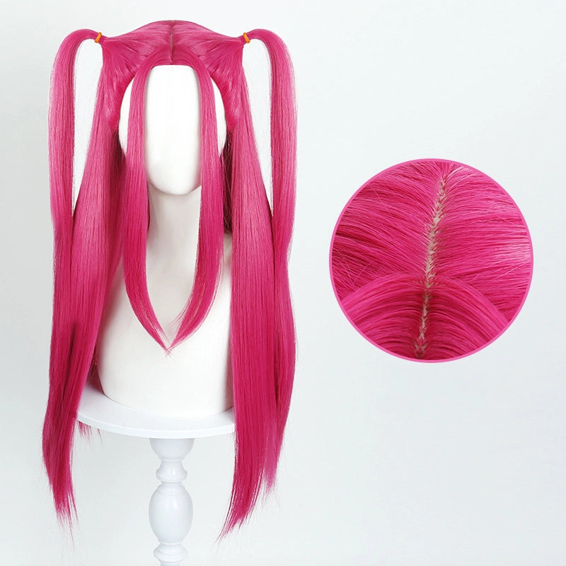 Mira Kids Cosplay Wig from KPop Demon Hunters - Realistic Scalp & Customizable Styling Base