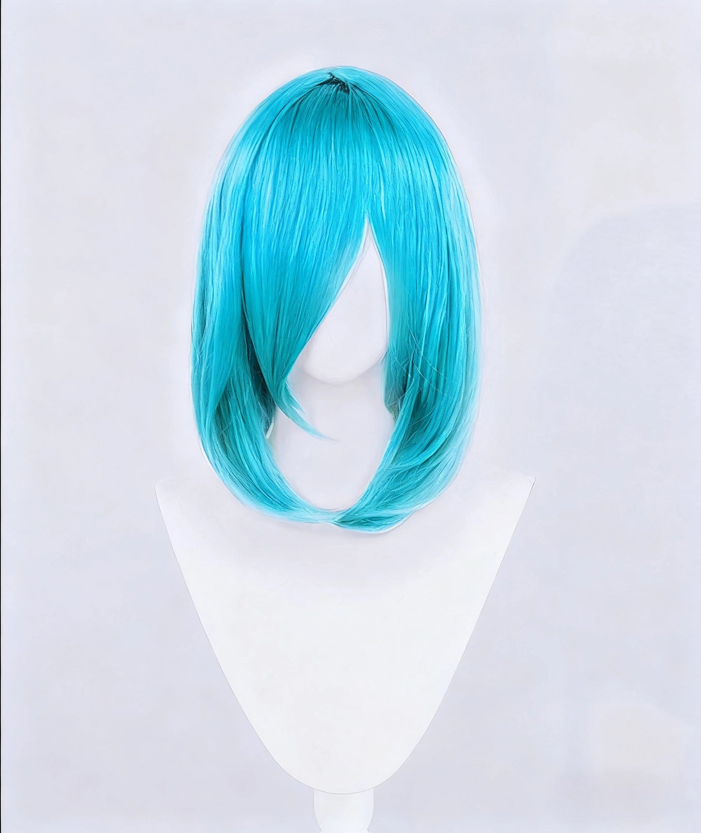 45cm Universal Short Cosplay Wig - Multi-Purpose Styling Base with Natural Fringe