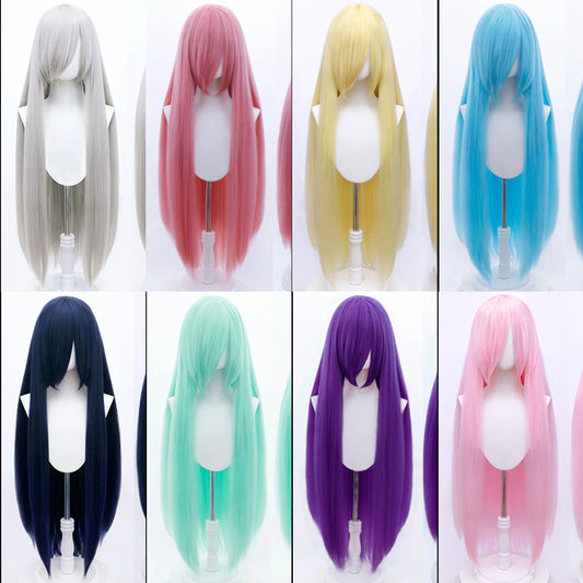 Universal Anime Cosplay Wig - 100cm Crimped & Fluffy Synthetic Hair for OC & Original Characters