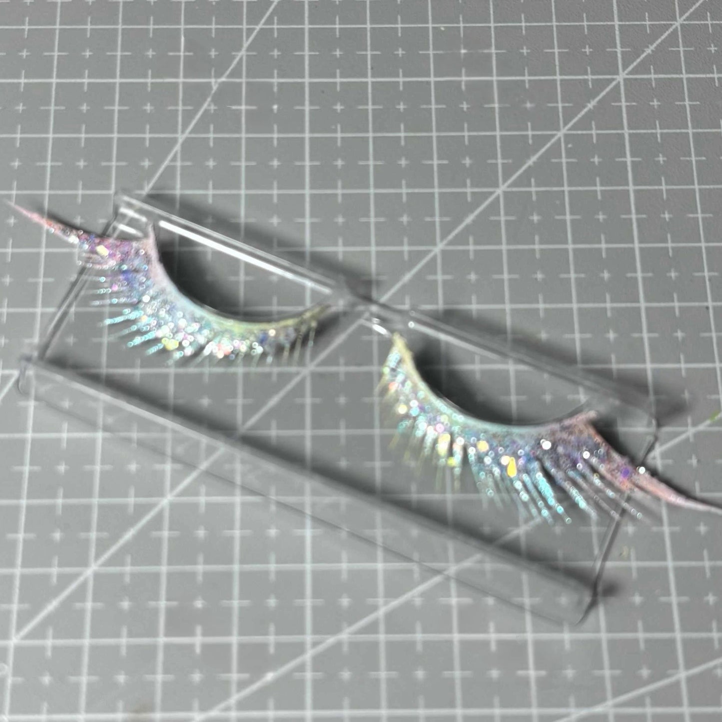 Houseki no Kuni Diamond Cosplay Eyelashes | Gemstone Hard Lash Line (Extended & Voluminous Styles)