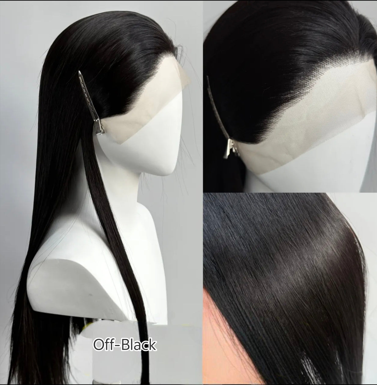 Natural Black Lace Front Wigs | 13x4 HD Lace Frontals with Pre-Plucked Hairline