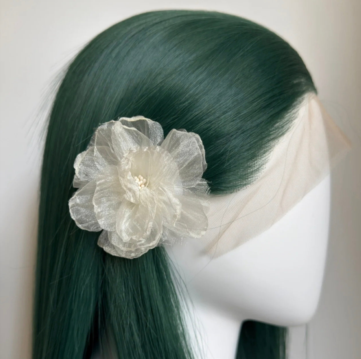 Green Lace Frontal Wigs | 13x4 Hand-Tied Frontal with Natural Hairline | Cosplay Wig Collection