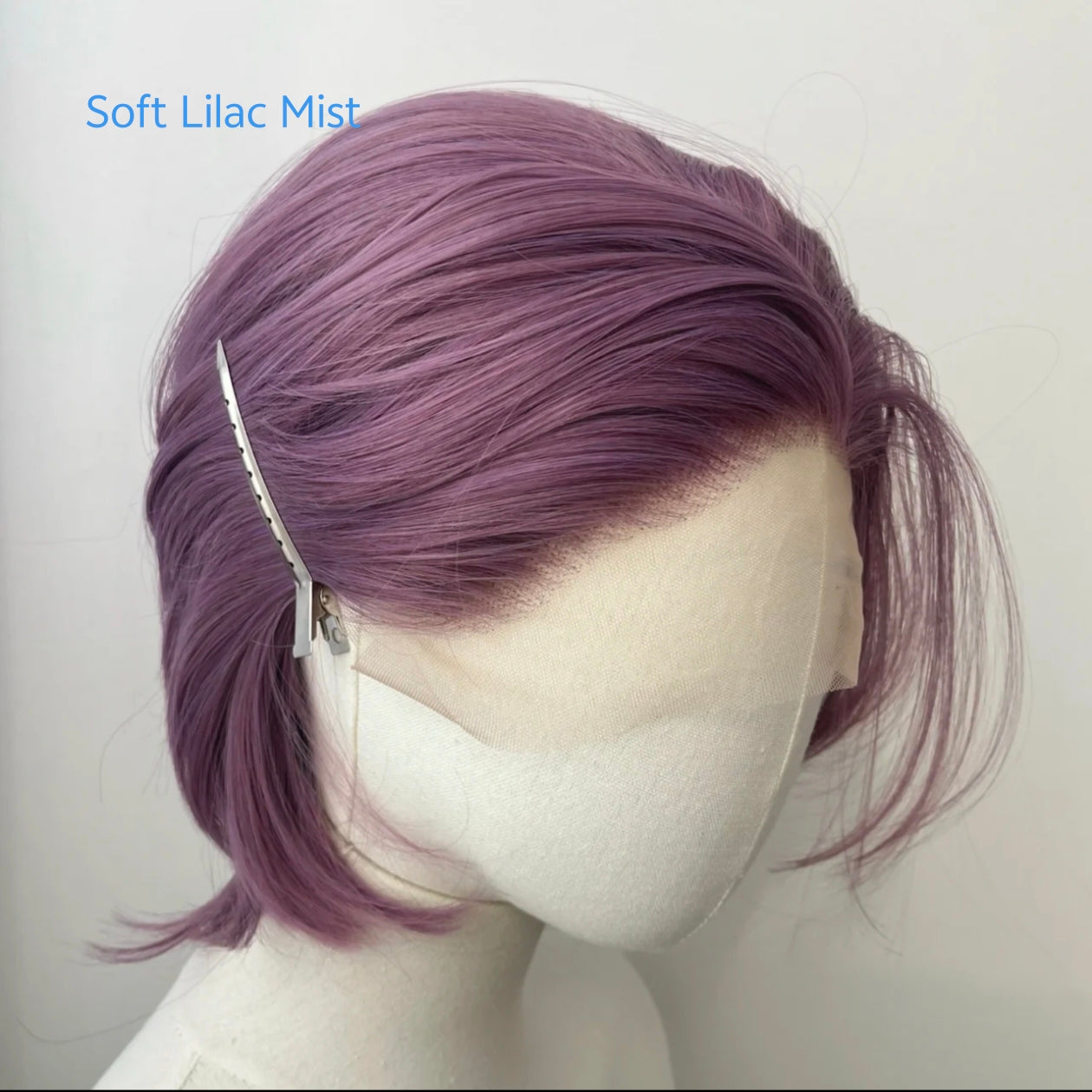 Hand-Tied 13x4 Lace Front Wig Short Hair - Heat Resistant Synthetic Fiber for Cosplay - Multiple Colors