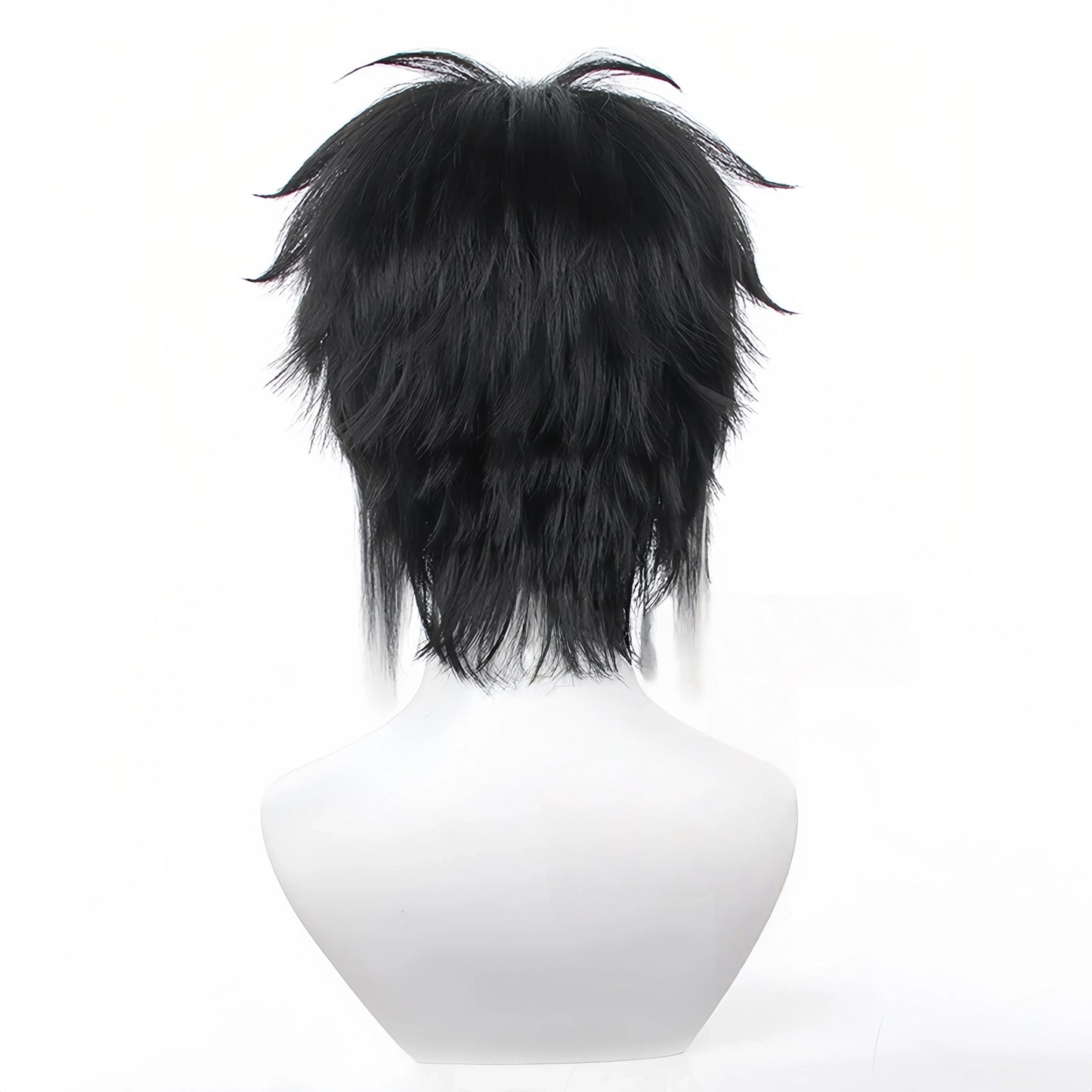 Bungo Stray Dogs Ryunosuke Akutagawa Cosplay Wig - Black to White Gradient with Tipped Ends