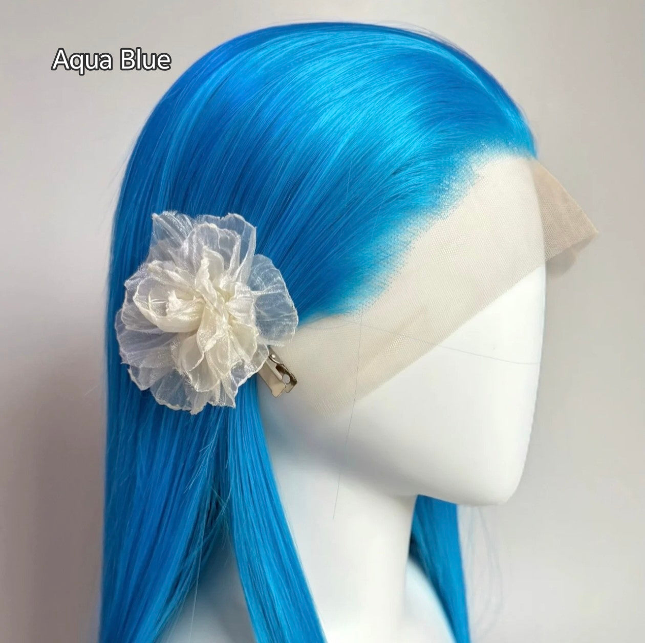 Blue Shades Cosplay Wigs | Fantasy Lace Frontals for Anime & Game Characters