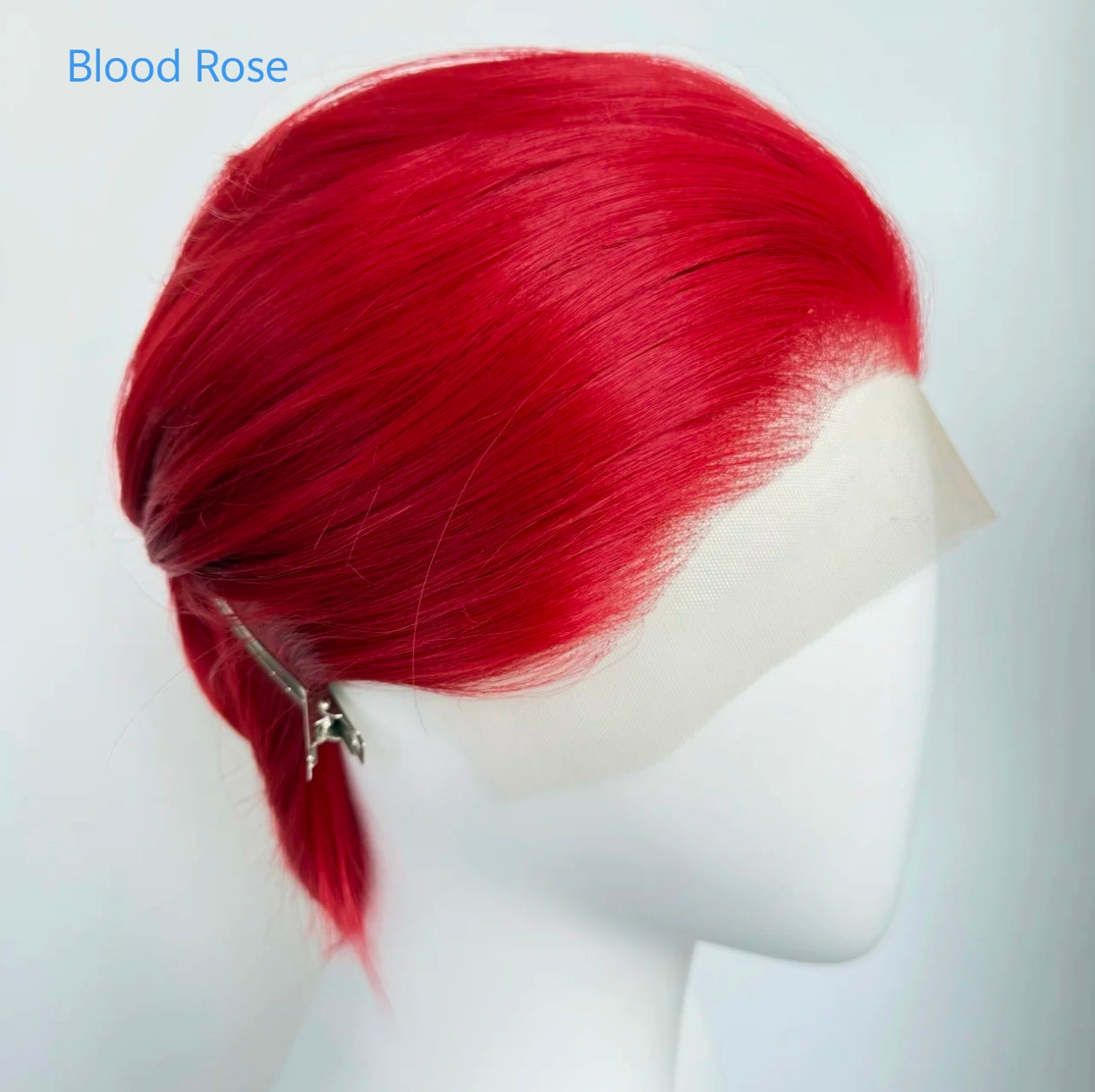 Hand-Tied 13x4 Lace Front Wig Short Hair - Heat Resistant Synthetic Fiber for Cosplay - Multiple Colors