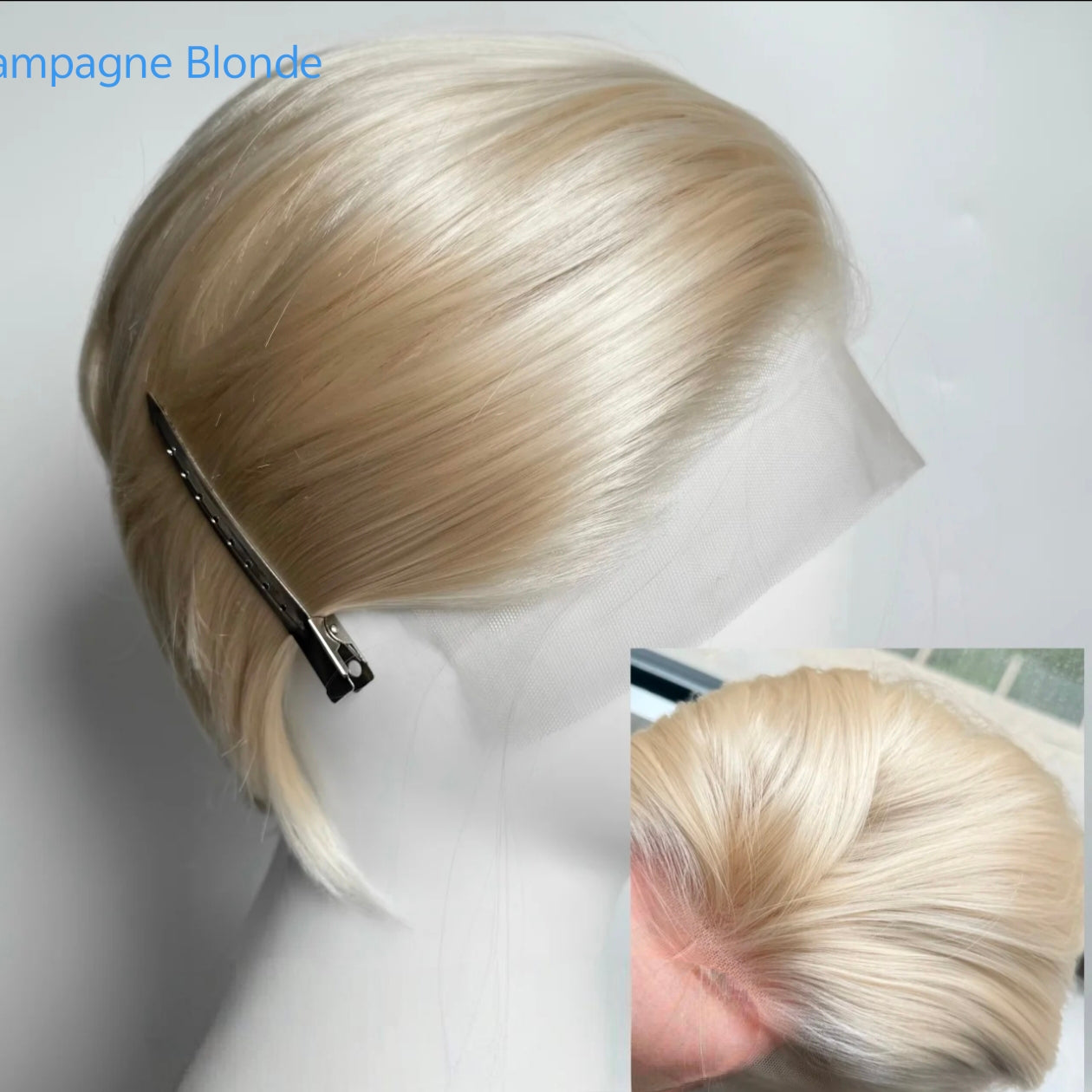 Hand-Tied 13x4 Lace Front Wig Short Hair - Heat Resistant Synthetic Fiber for Cosplay - Multiple Colors