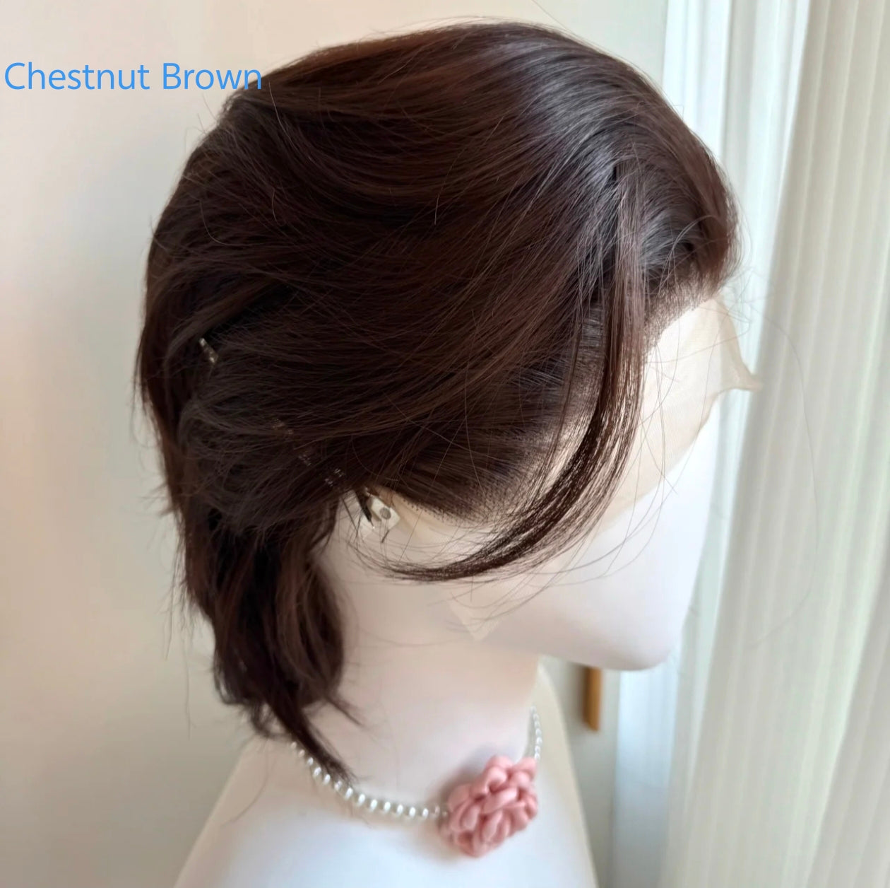 Hand-Tied 13x4 Lace Front Wig Short Hair - Heat Resistant Synthetic Fiber for Cosplay - Multiple Colors