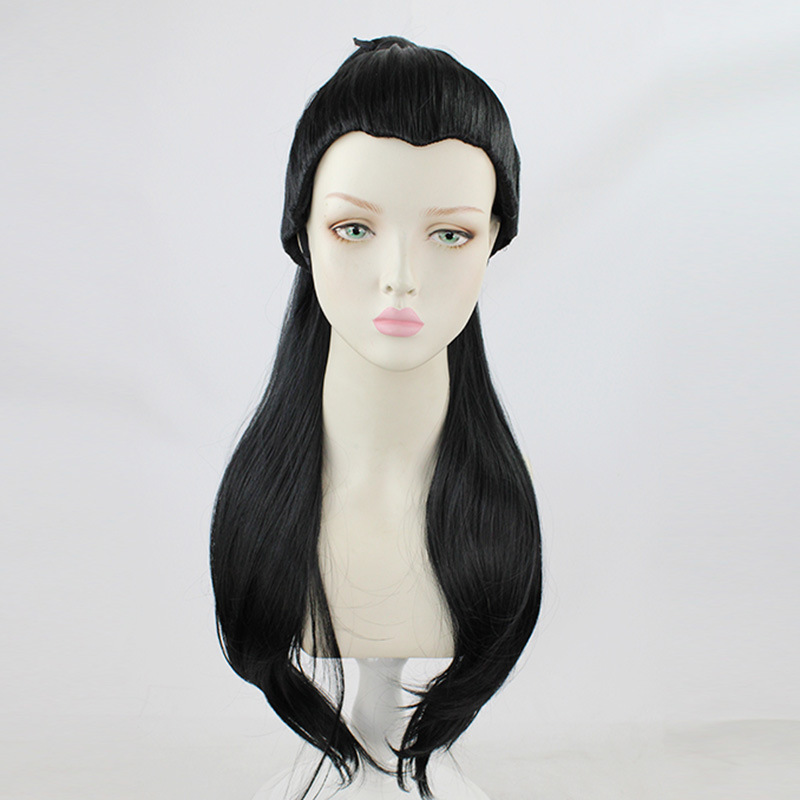 Daki Cosplay Wig | Upper Moon Six Dual Color | Silver Green Gradient or Black