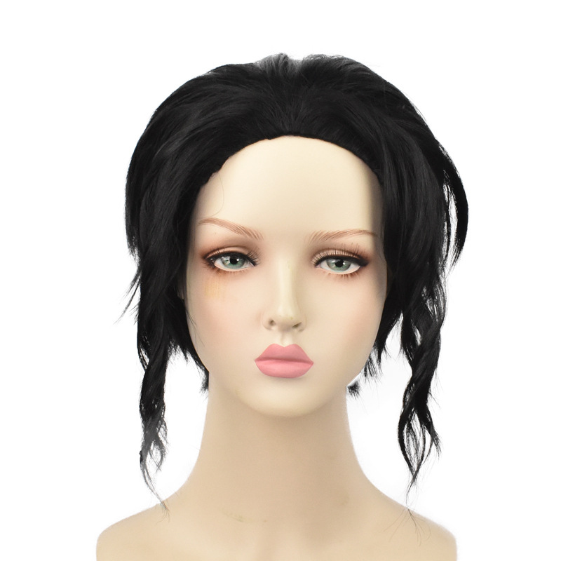 Kibutsuji Muzan Cosplay Wig | Demon King Businessman Black Hair | Demon Slayer